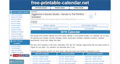 Desktop Screenshot of free-printable-calendar.net