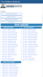 Mobile Screenshot of free-printable-calendar.net